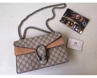 【GUCCI】15/16AW新作★グッチコピー ディオニュソスGGキャンバスBAG
