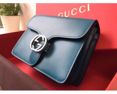 2016新作 GUCCI グッチコピー ポリッシュレザーショルダーバッグ 387609 DKE0N 4910