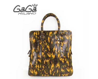 ガガミラノバッグスーパーコピー BIG BAG B03CY トートバッグ イエローカモフラ 12081845
