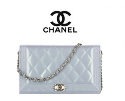 CHANELシャネルスーパーコピー☆ボーイシャネルツートンカーフスキンチェーンウォレット A80382 Y60434 2B092