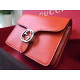 2016新作 GUCCI グッチコピー ポリッシュレザーショルダーバッグ 387...