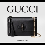 2016新作 GUCCI ☆グッチコピー Miss bamboo leather...