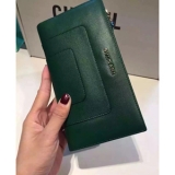 2015新作Bvlgari(ブルガリスーパーコピー)カーフスキン 長財布 Green B01369