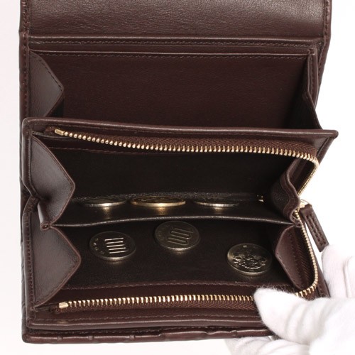 グッチ ダイス グッチシマ 三つ折財布 ダークブラウン 256935AA61G2019