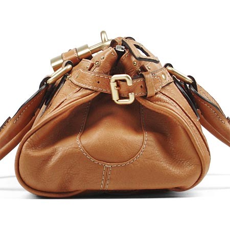 クロエ/Chloe 7esa02-7e422-151 レザーハンドバッグ タバコブラウン