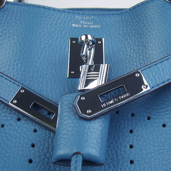 2011年HERMES・エルメス新作2WAYショルダーバッグ ブルー hr13127