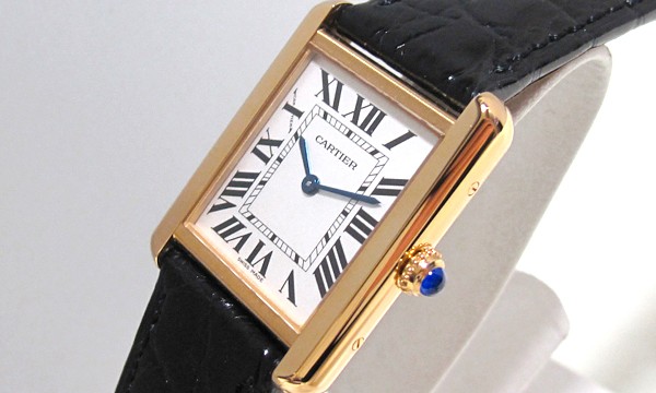 カルティエ タンクソロ ＳＭ イエローゴールド・ステンレス W1018755