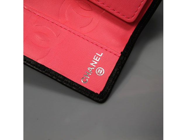 CHANEL シャネル ラムスキンキーケース中長財布カンボンライン26723