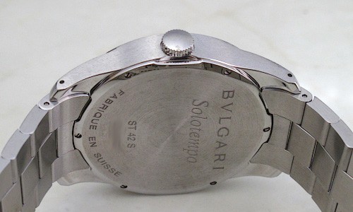 ブルガリ ソロテンポ ステンレス  ST42SS グレー
