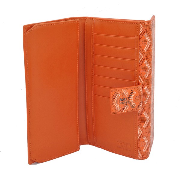 GOYARD ゴヤール 長財布 Ｗホック オレンジ GOYWA-03