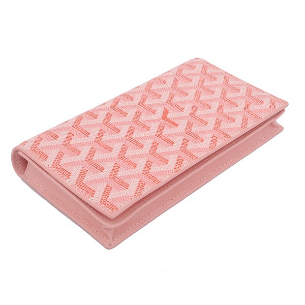 GOYARD ゴヤール 長財布 二つ折り ピンク GOYWA-04