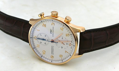 IWC ポルトギーゼ クロノ ピンクゴールド IW371402 ホワイト