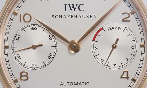 IWC ポルトギーゼ オートマチック ピンクゴールド IW500101 シルバー