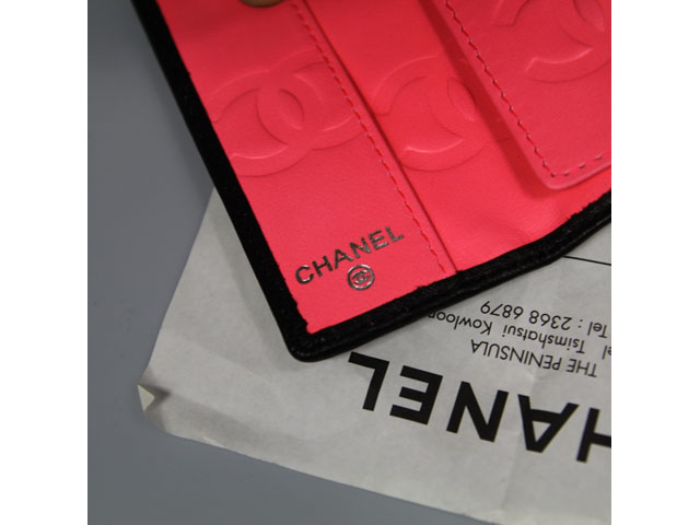 CHANEL シャネルコピー ブラック/ブラックラムスキンキーケース 26723