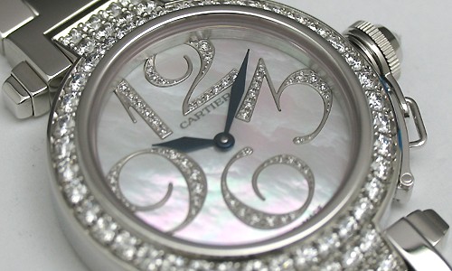 カルティエ パシャ ３２ｍｍ ホワイトゴールド WJ12320G