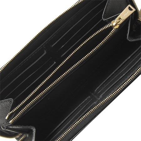 セリーヌ ラウンドファスナー長財布 小銭入れ付き 10685 3fta 38no ブラック
