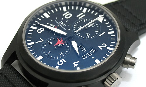IWC パイロットウォッチ ダブルクロノグラフ・トップガン IW379901