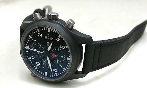 IWC パイロットウォッチ ダブルクロノグラフ・トップガン IW379901