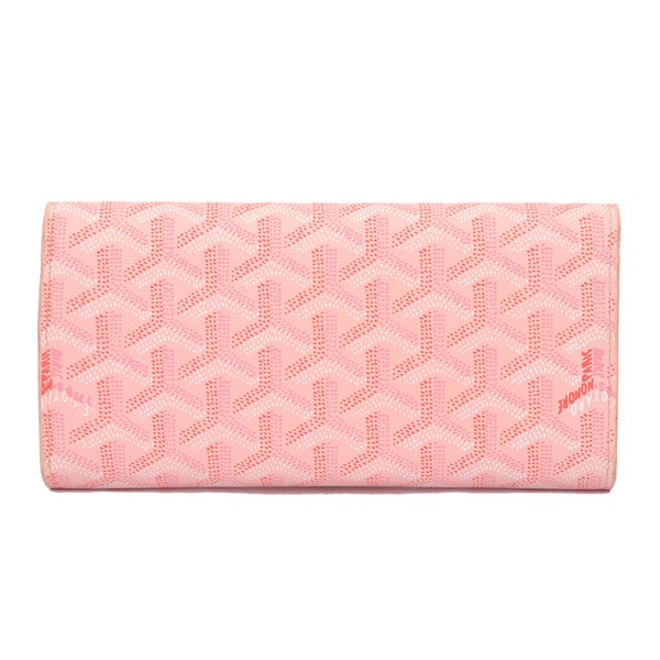 GOYARD ゴヤール 長財布 三つ折り ホック ライトピンク GOYWA-09