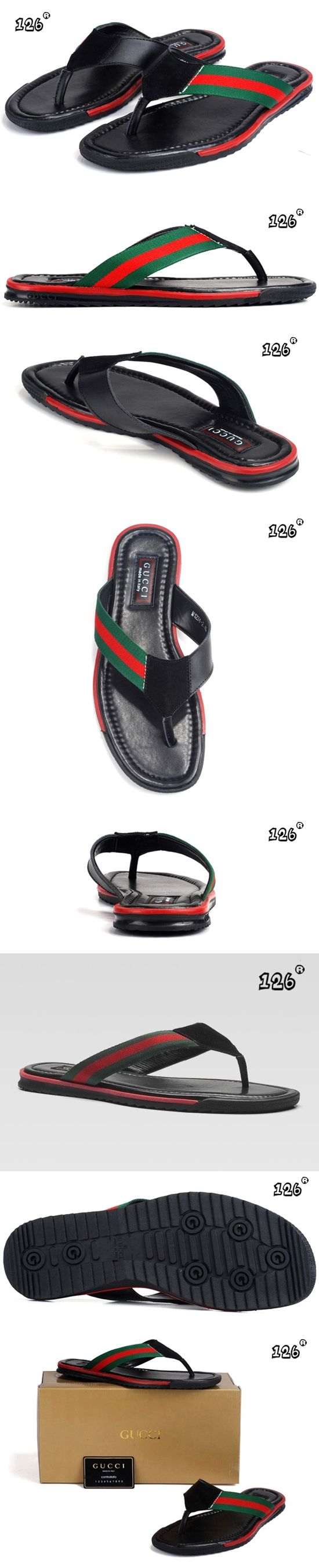 グッチ Gucci サンダルシューズ スリッパ 12342-black