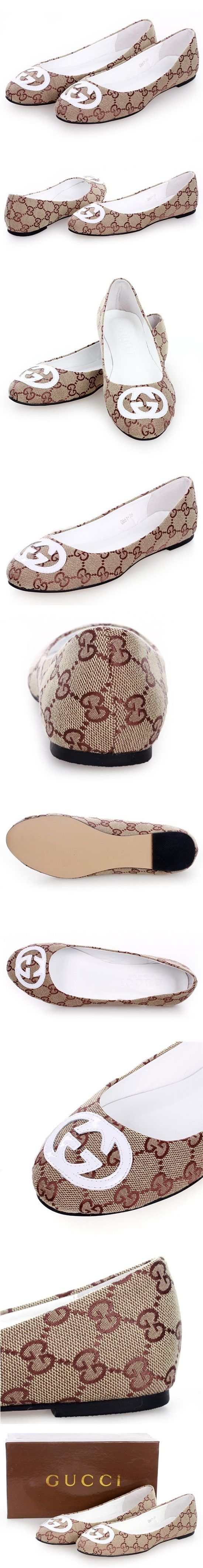 グッチGUCCI フラットシューズ グッチ スニーカー ベージュ 2033