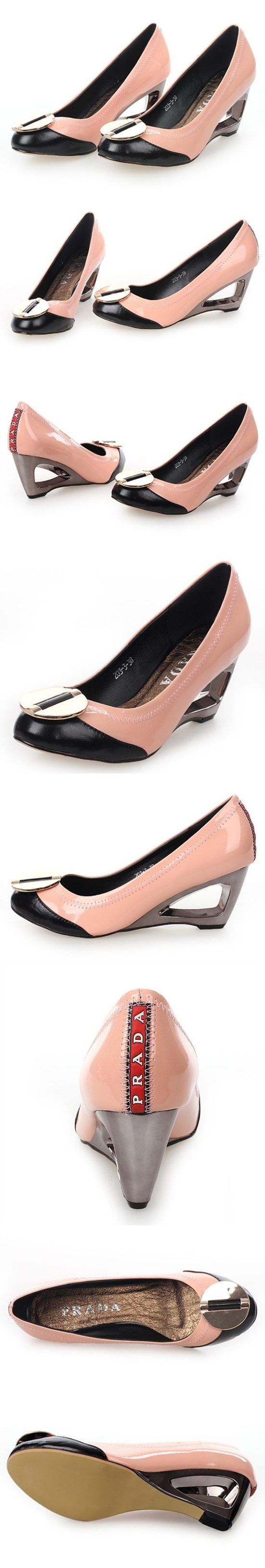 プラダ ハイヒール PRADA シューズ 革靴 パンプス ピンク 20410
