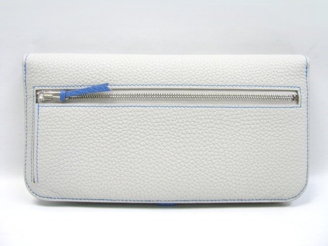 エルメス ドゴンロング 長財布 トリヨンクレマンス/グレーパール/ミコノスHERMES01