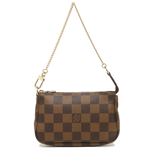 ルイヴィトン スーパーコピー ポーチ LOUIS VUITTON N58009 ダミエ ミニ・ポシェット・アクセソワール クラッチバッグ