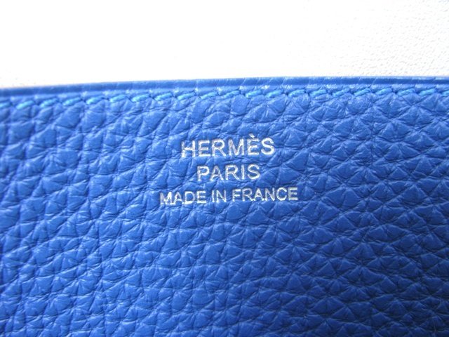 エルメス ドゴンロング 長財布 トリヨンクレマンス/グレーパール/ミコノスHERMES01