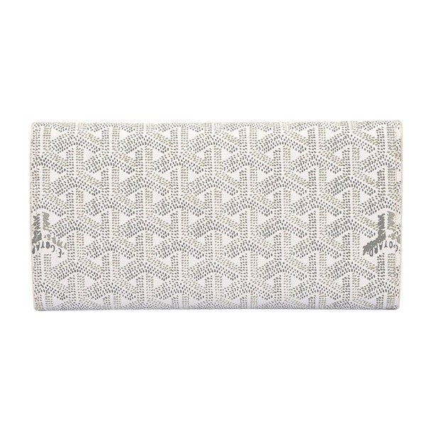 GOYARD ゴヤール 長財布 三つ折り ホック ホワイト GOYWA-10