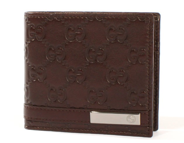 グッチ グッチシマ 二つ折財布 ダークブラウン  233102AA61R2019 