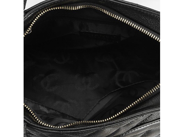 シャネル ハンドバッグ A1804 キャビアスキン 黒 ゴールド金具