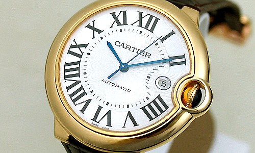 カルティエ バロンブルー ＬＭ イエローゴールド  W6900551