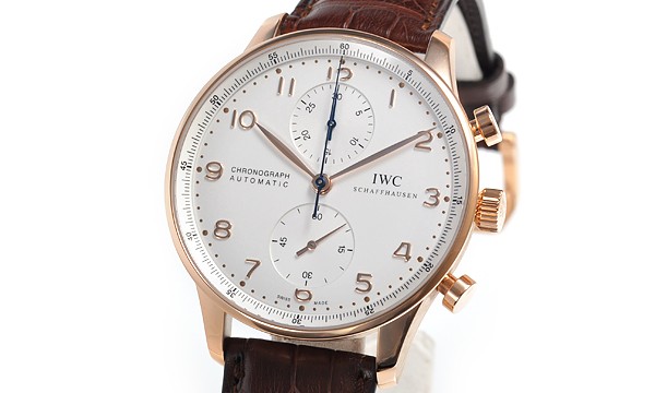 IWC ポルトギーゼ クロノ レッドゴールド IW371480 シルバー