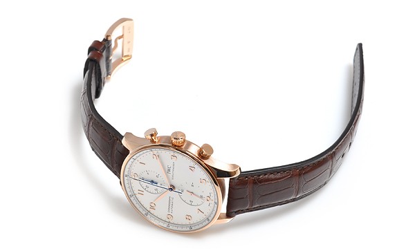 IWC ポルトギーゼ クロノ レッドゴールド IW371480 シルバー