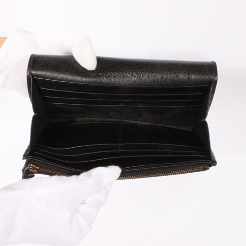 バレンシアガ クラシックマネー 長財布 NERO/ブラック 163471D940T1000