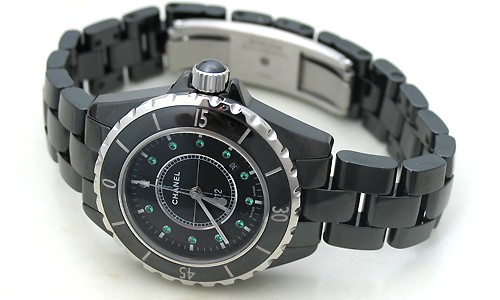 シャネル J12 ３３ セラミック エメラルド H2130 ブラック
