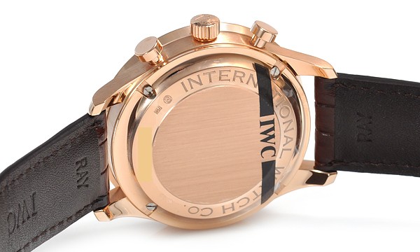 IWC ポルトギーゼ クロノ レッドゴールド IW371480 シルバー