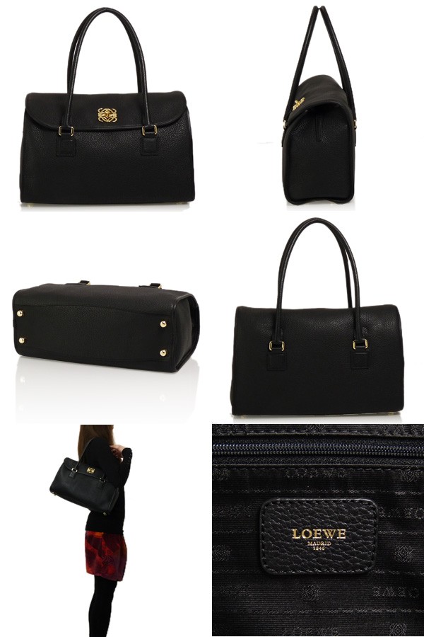 ロエベ 329 84 C81 1100 ハンドバッグ BLACK