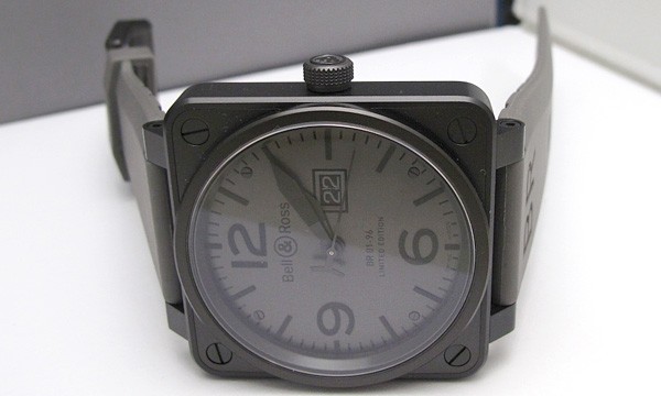 ベル＆ロス ＢＲ０１－９６ ステンレスブラックカ－ボンパウダーコーティング加工