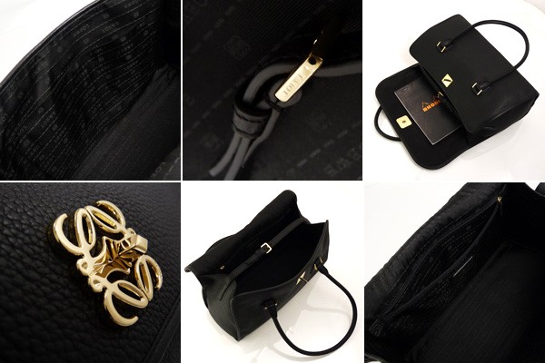 ロエベ 329 84 C81 1100 ハンドバッグ BLACK
