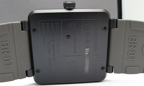 ベル＆ロス ＢＲ０１－９６ ステンレスブラックカ－ボンパウダーコーティング加工