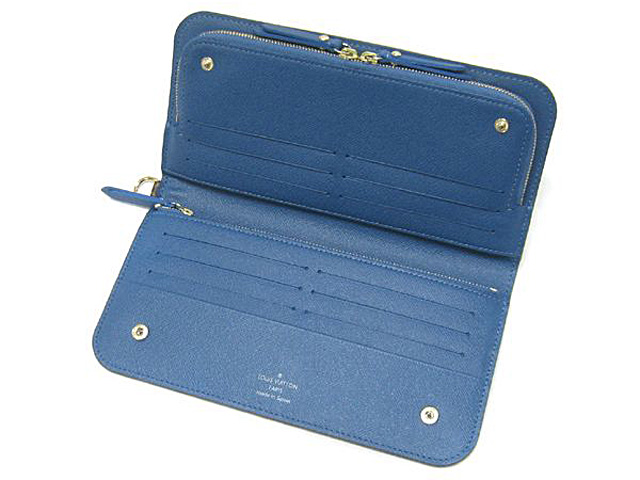 ルイヴィトン モノグラムポルトフォイユ アンソリット ペトロール 長財布 M61990
