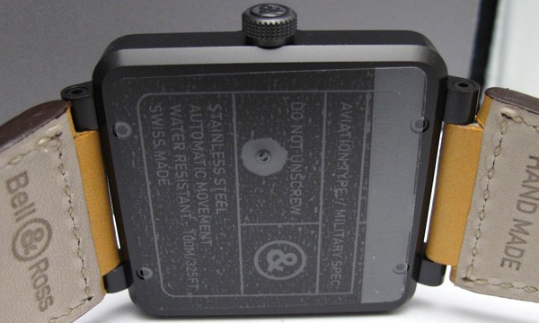 ベル＆ロス BR01-92 ステンレスブラックカ－ボンパウダーコーティング加工