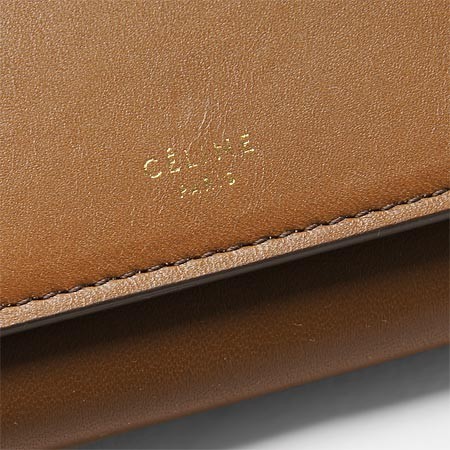 セリーヌ 長財布 小銭入れ付き 10760 3fta 04fg タバコブラウン