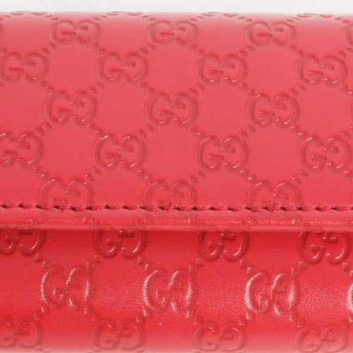 グッチ マイクログッチシマ キーケース ストロベリーピンク 138093BMJ1G6412 