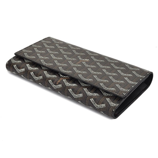 GOYARD ゴヤール 長財布 三つ折り ブラック GOYWA-15