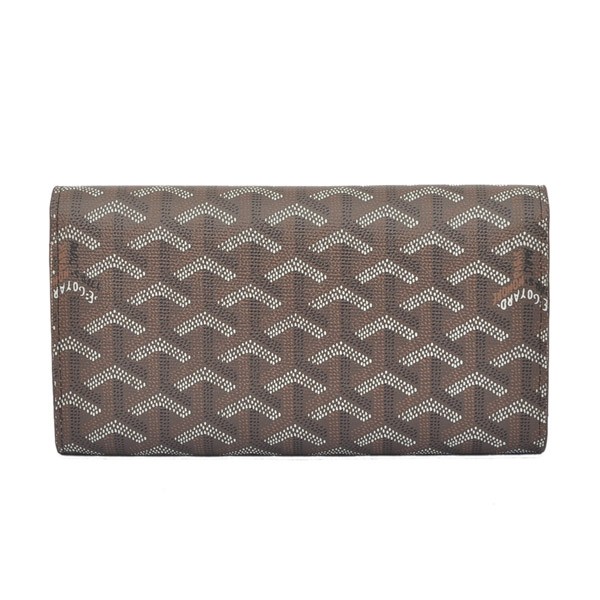 GOYARD ゴヤール 長財布 三つ折り ブラウン GOYWA-16