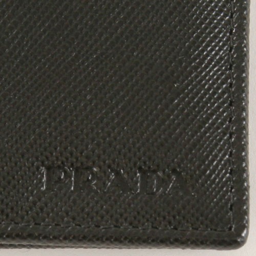 プラダ サフィアーノ 二つ折財布 ブラック 2M0738
