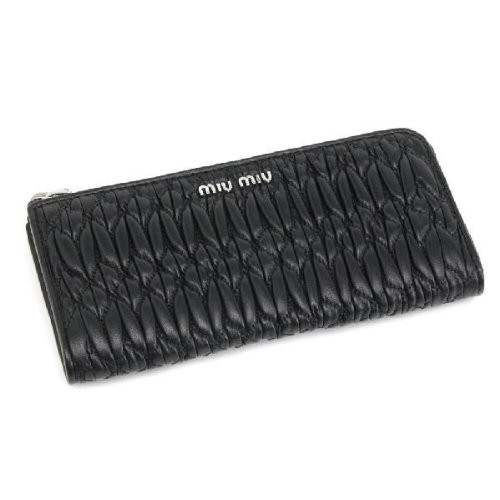 ミュウミュウ  MIU MIU 長財布 5M1183-ZRE-002